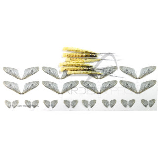 Kit montage éphèmère Danica réalistes jaune clair