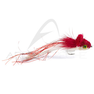 Mouche FMF Brochet Rabbit Strip Diver Red & White