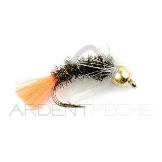Mouche FMF Nymphe casquée golden orange tag 467