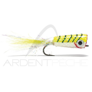 Mouche FMF Mylar popper chartreuse/white 2631