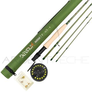 Canne à mouche DEVAUX prêt à pêcher Kit Initial 8' soie 4/5