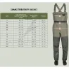 Pack waders SIMMS Tributary Basalt + chaussures caoutchouc