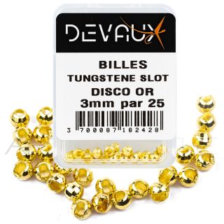 Bille Tungstène DEVAUX Slot Disco or