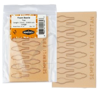 Foam Realistic Natural Beetle Bodies Tan