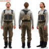 Pack waders GRUNDEN'S Boundary Zip + chaussures Bankside